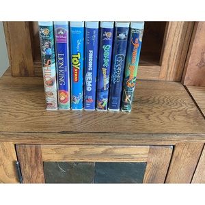 7 Disney VCR movies